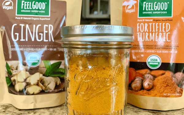 Golden Milk Mixture - Ginger and Turmeric Powder