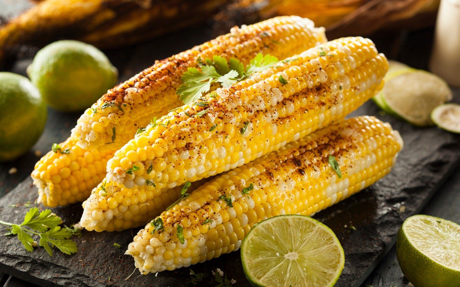 Turmeric Grilled Corn with Avocado Crema