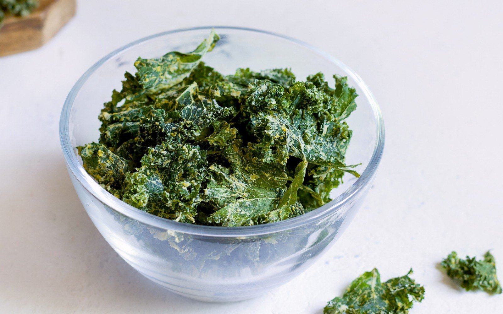 homemade baked keto kale chips