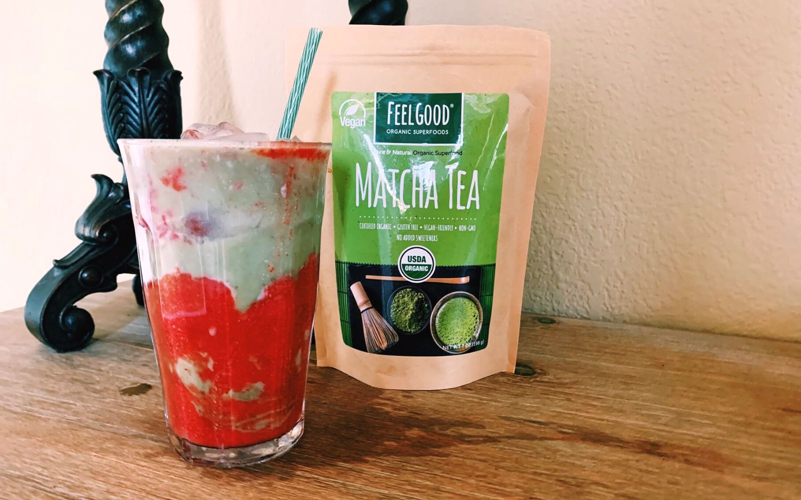 Strawberry Matcha Latte