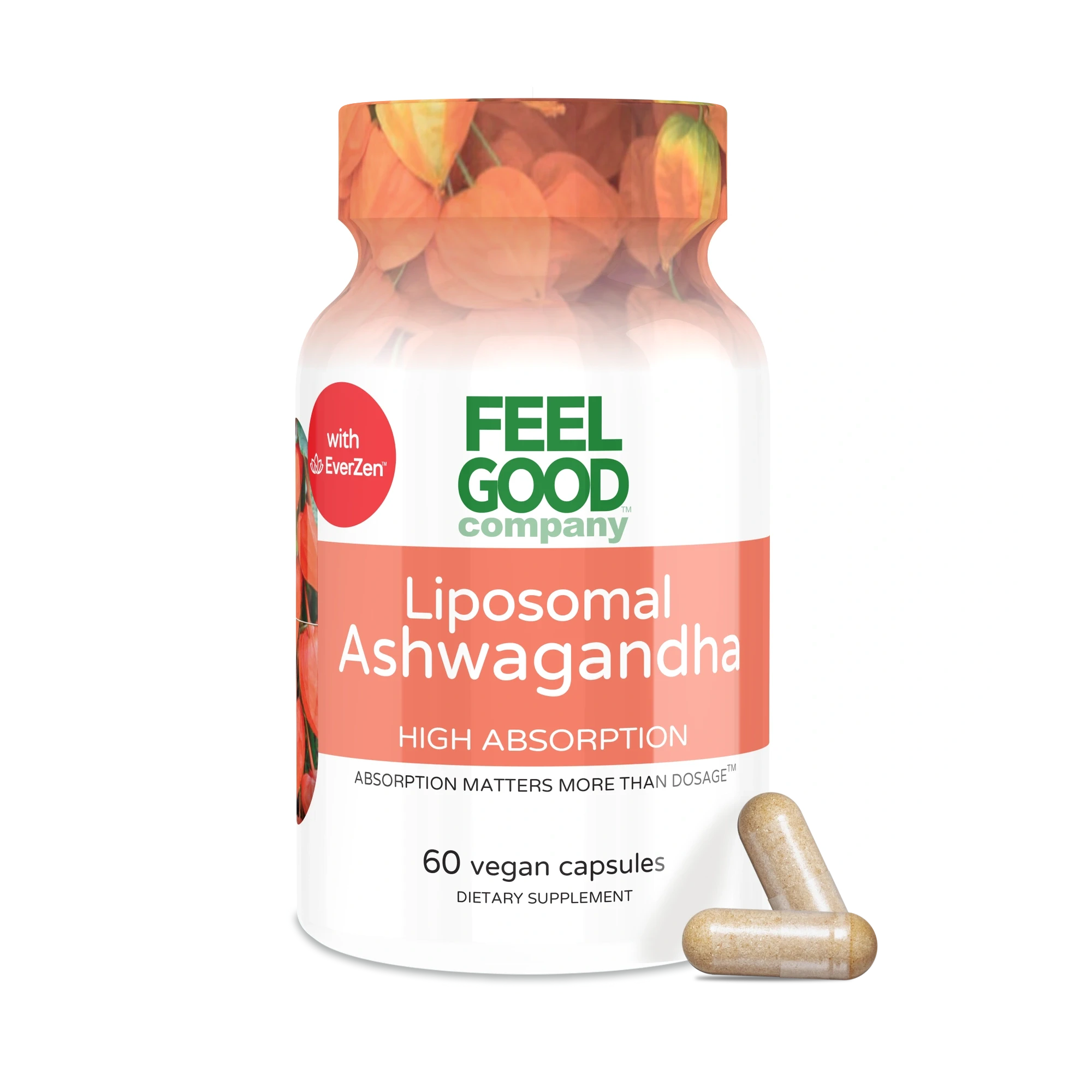 Liposomal Ashwagandha (60 Capsules) Capsule FEELGOOD Company™