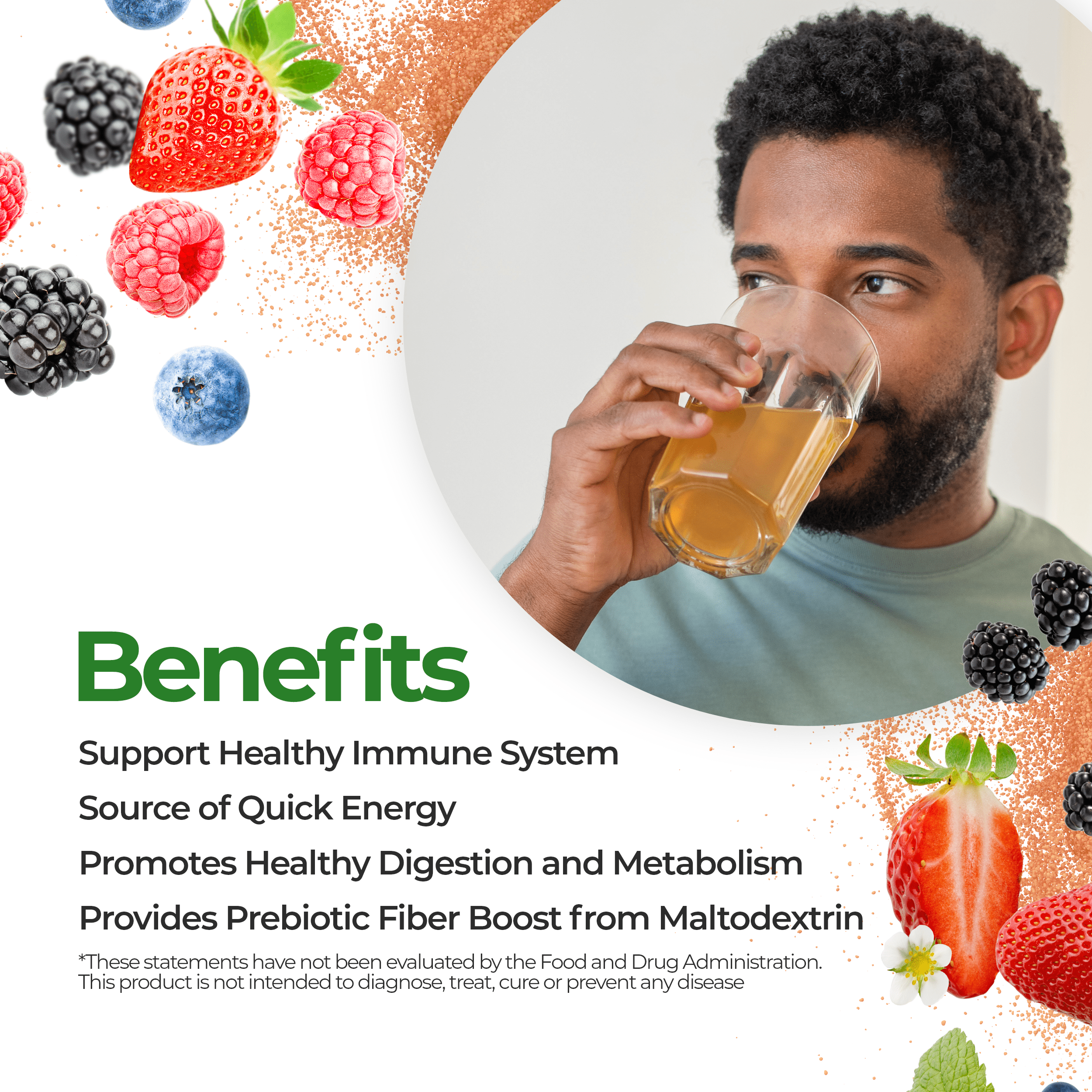 Kombucha Iced Tea (14 stick packs) Edible Flowers & Herbal Teas FeelGood Superfoods®