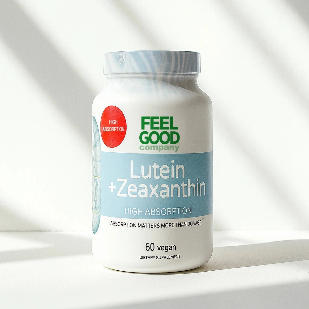 Lutein + Zeaxanthin – 60 Vegan Capsules Capsule FeelGood Company™