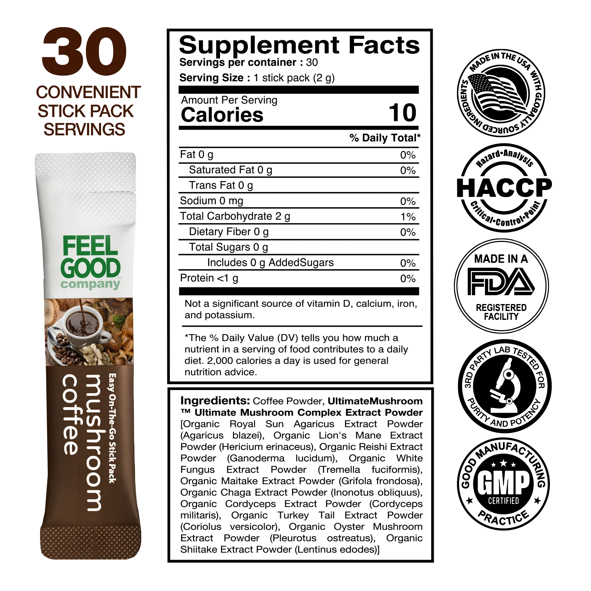 Mushroom Coffee FeelGood Superfoods®