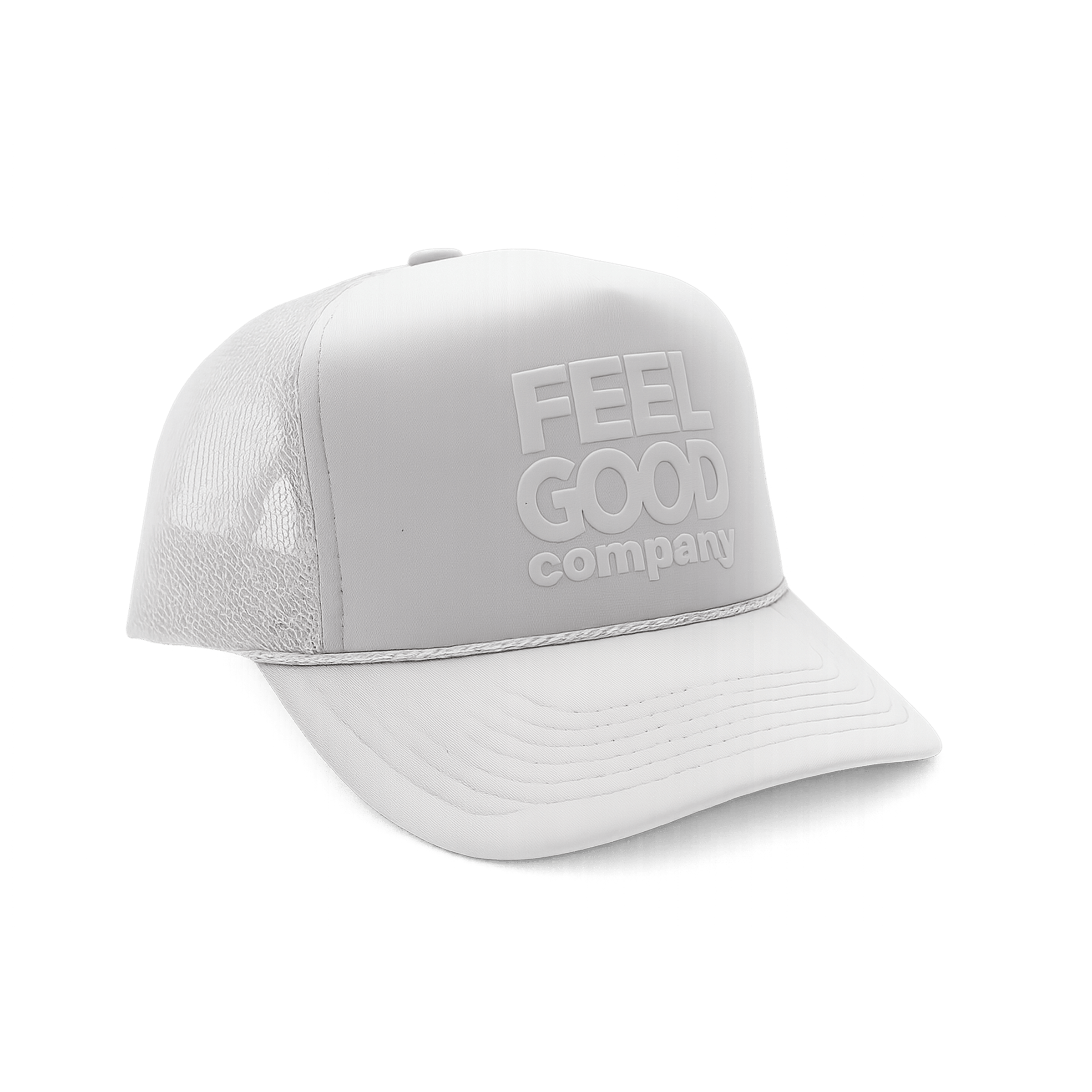 White Branded Cap – FeelGood Company FeelGood Superfoods®
