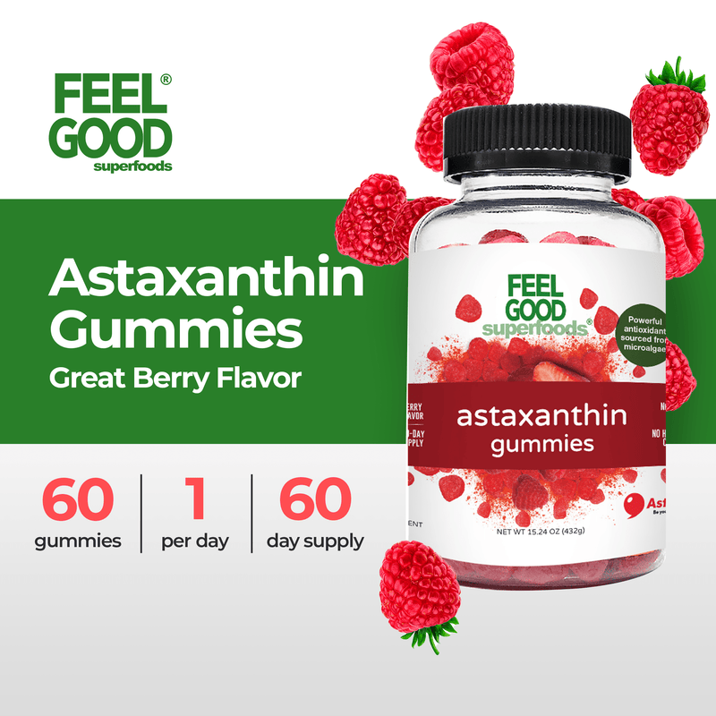 Astaxanthin (60 Gummies) Superfood Gummies FeelGood Superfoods®