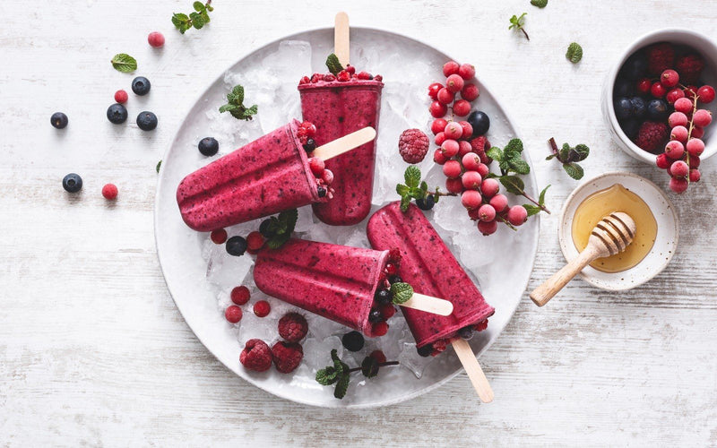 homemade acai superfood popsicles
