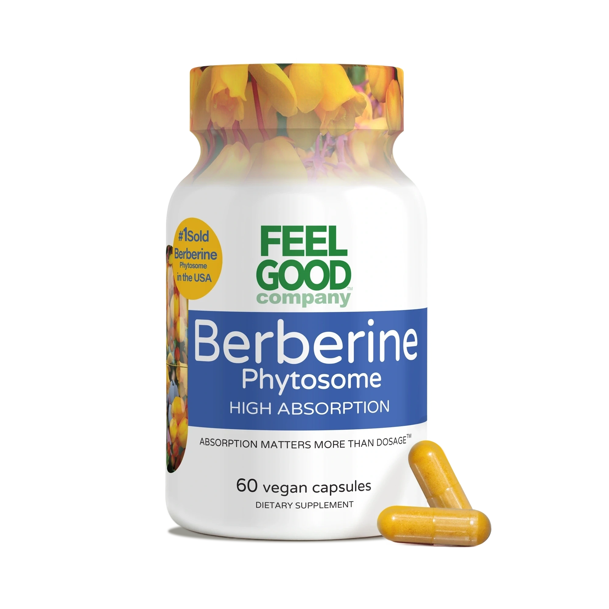 Berberine Phytosome™ (60 Capsules) Capsule FeelGood Superfoods®