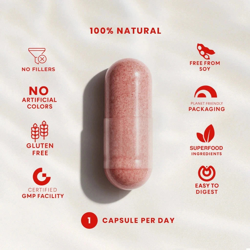 Vita Fruits + Veggies (60 Capsules) Organic Superfood Capsules FeelGood Superfoods