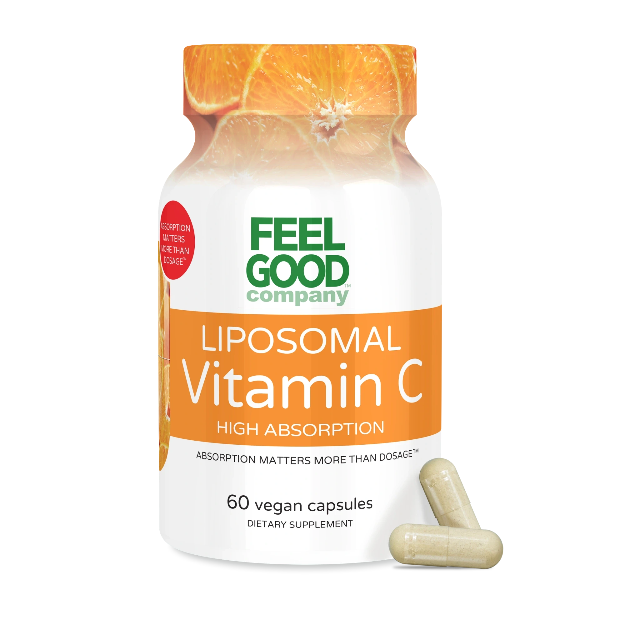 Liposomal Vitamin C (60 Vegan Capsules) FeelGood Superfoods®