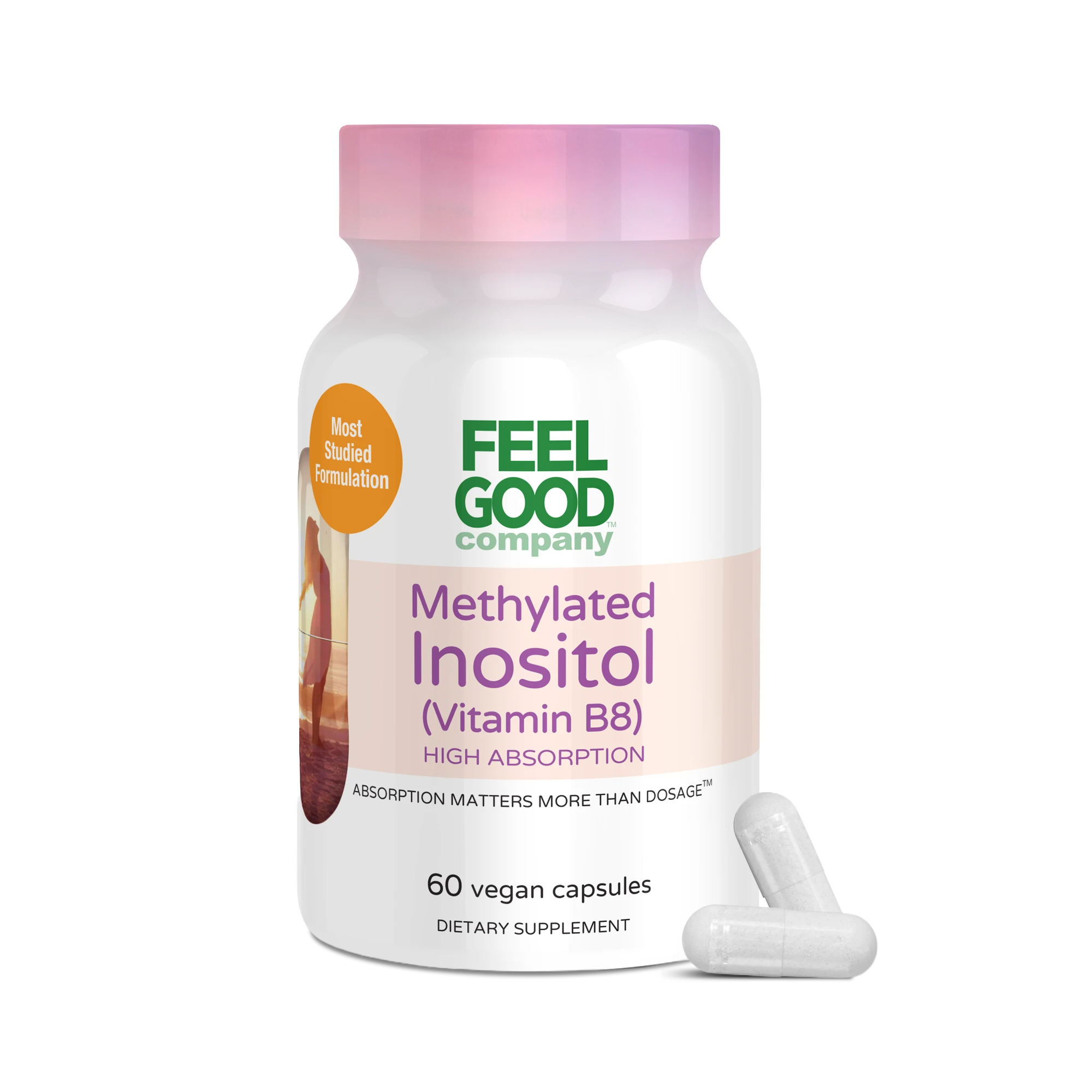 Methylated Inositol (Vitamin B6) - 60 Capsules Capsule FeelGood Company™