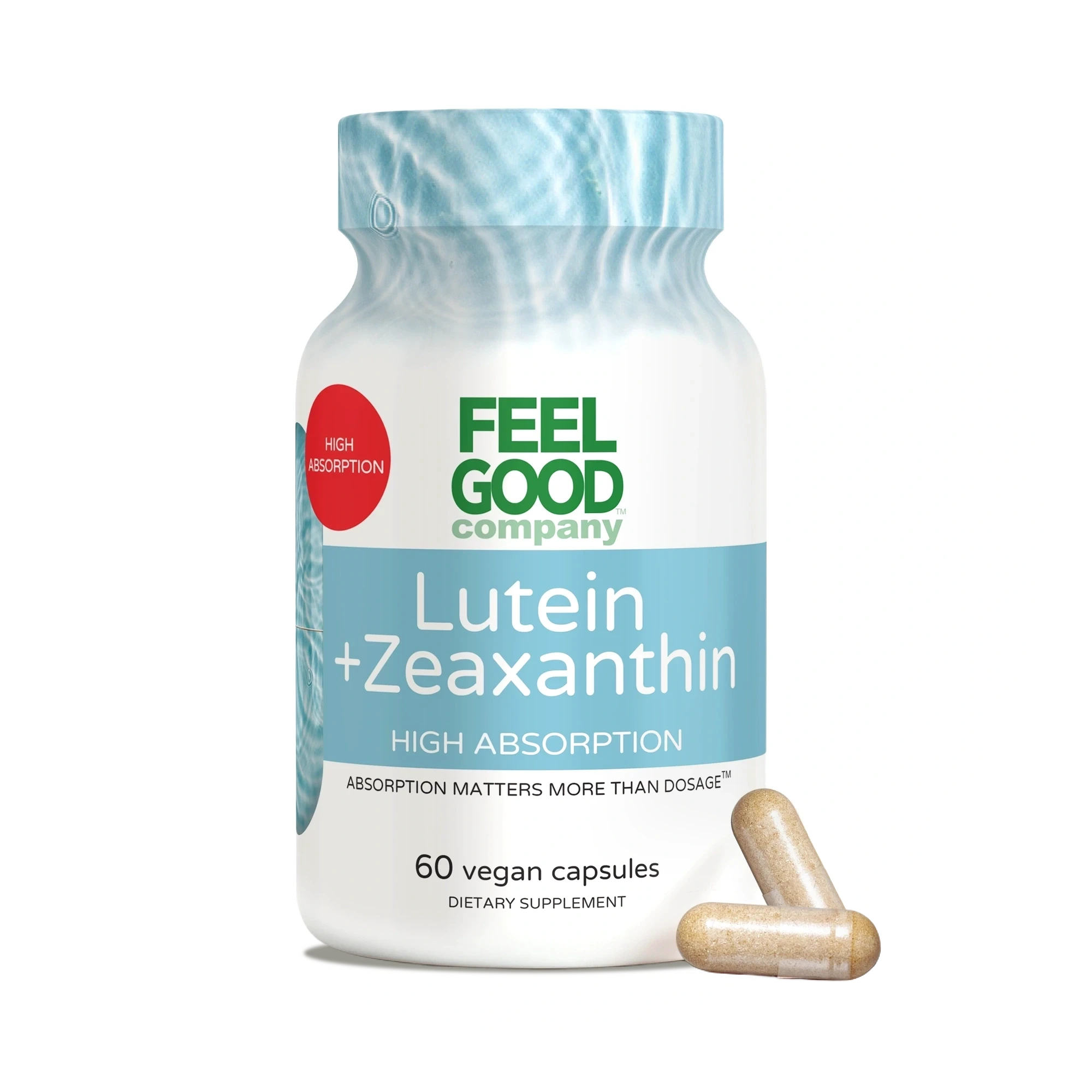 Lutein + Zeaxanthin – 60 Vegan Capsules Capsule FeelGood Company™