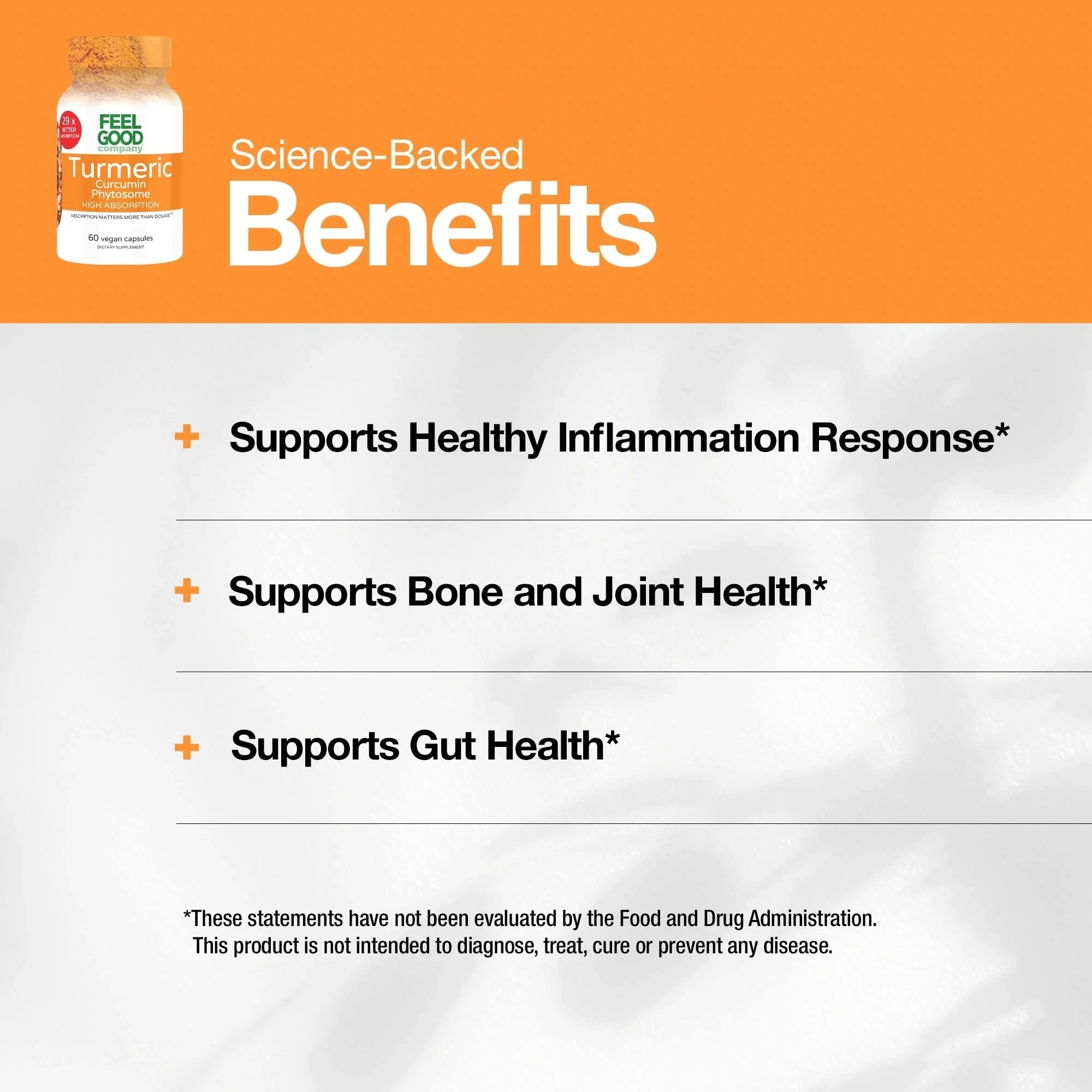 Turmeric Curcumin Phytosome™ (60 Capsules) Organic Superfood Capsules FeelGood Superfoods®