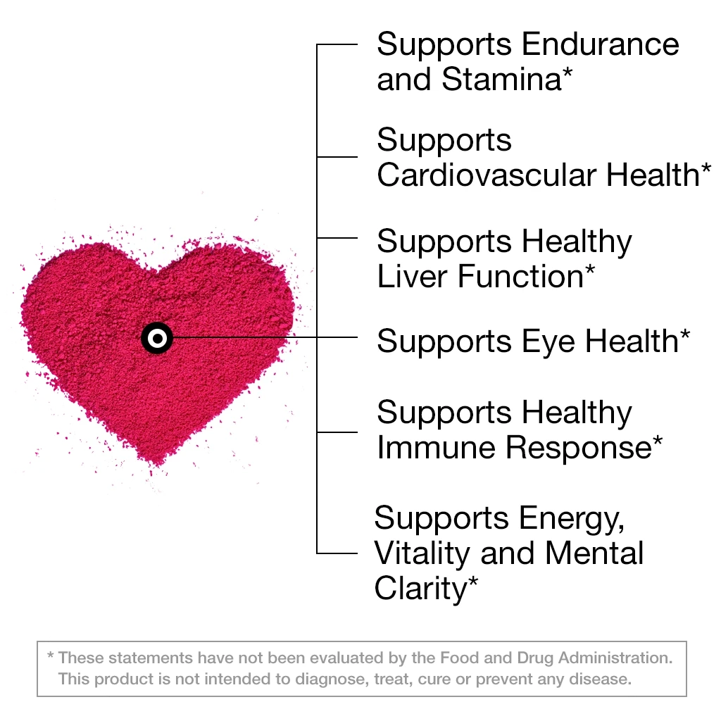 Beetroot Powder - Fortified (7 oz) Superfood Smoothie Boosters FeelGood Organic Superfoods