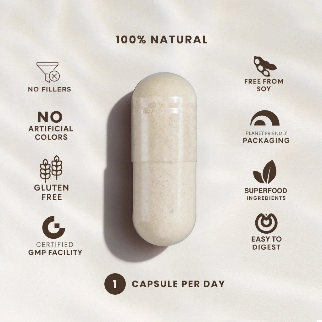 Colostrum + Ginger – 60 Vegan Capsules Capsule FeelGood Company™
