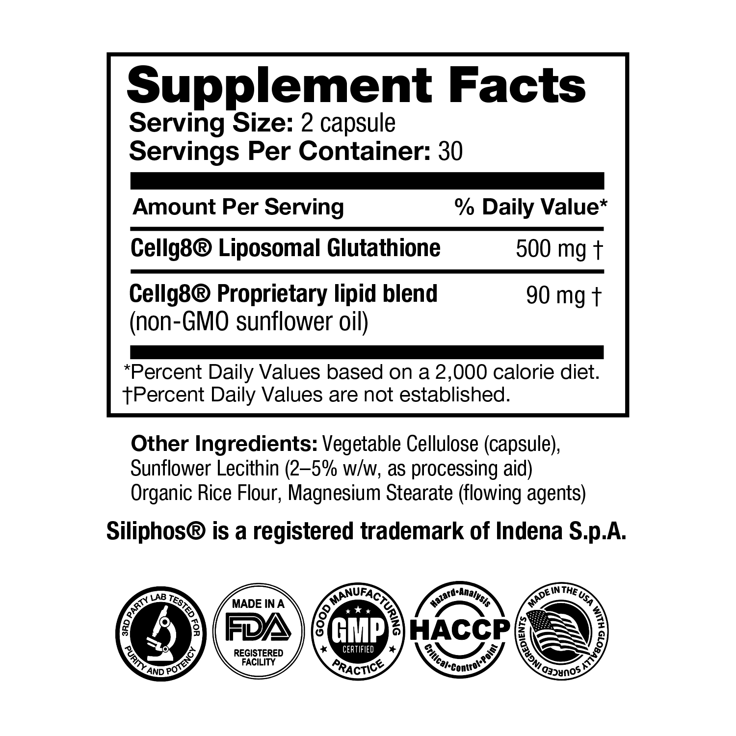 Liposomal Glutathione (60 Vegan Capsules) FeelGood Superfoods®