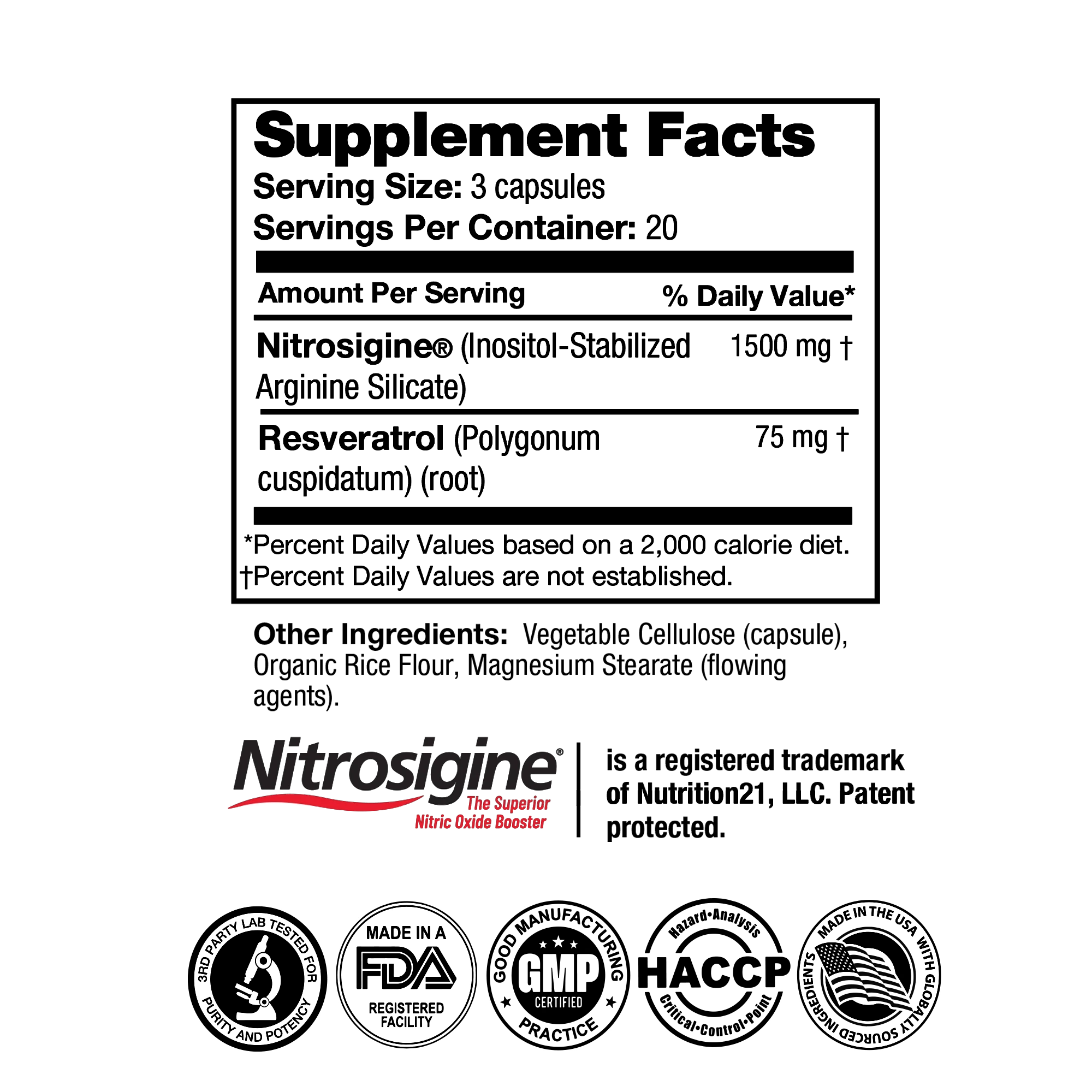 Nitric Oxide Booster (60 Vegan Capsules) FeelGood Superfoods®