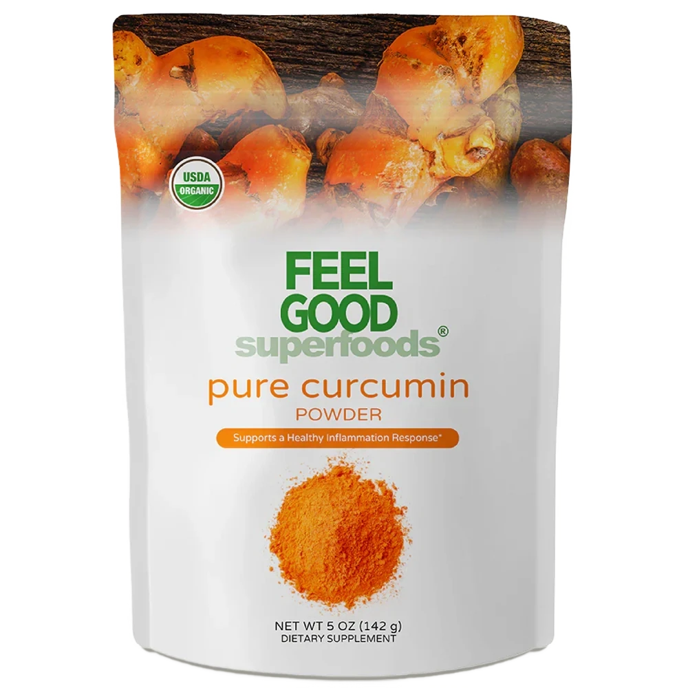 Pure Curcumin (5 oz) Superfood Smoothie Boosters FeelGood Organic Superfoods
