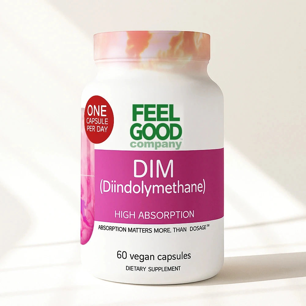 DIM + Ginger – 60 Vegan Capsules Capsule FeelGood Company