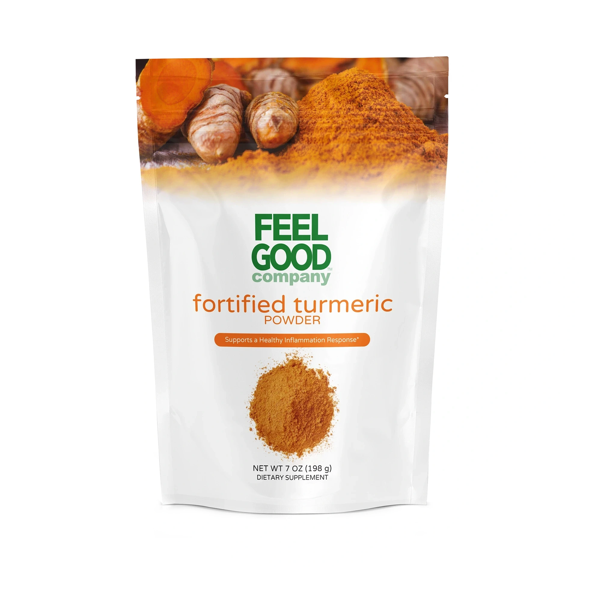 Turmeric Root Powder - Fortified (7 oz) Superfood Smoothie Boosters Feel Good Superfoods
