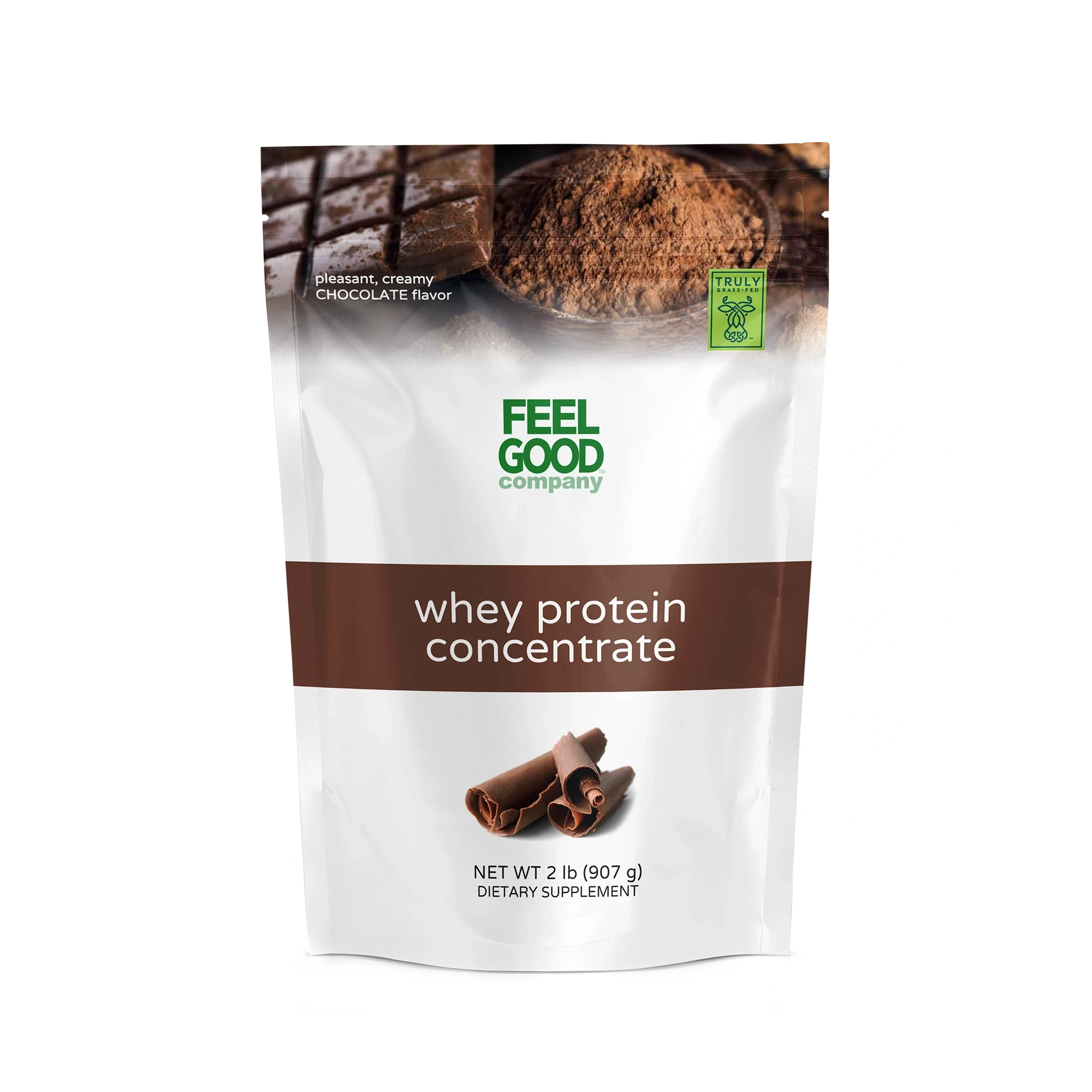 Whey Protein Concentrate - Chocolate (2 lbs) Protein FeelGood Superfoods®