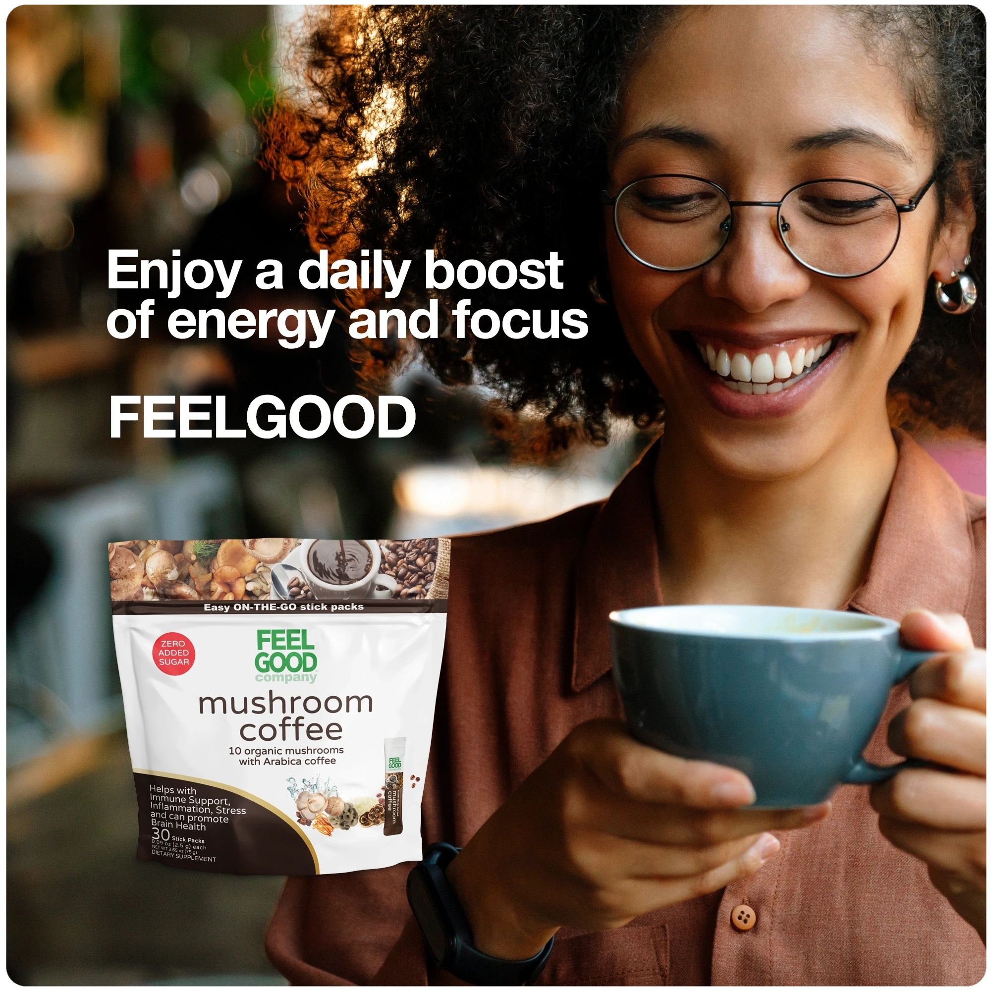 Mushroom Coffee FeelGood Superfoods®
