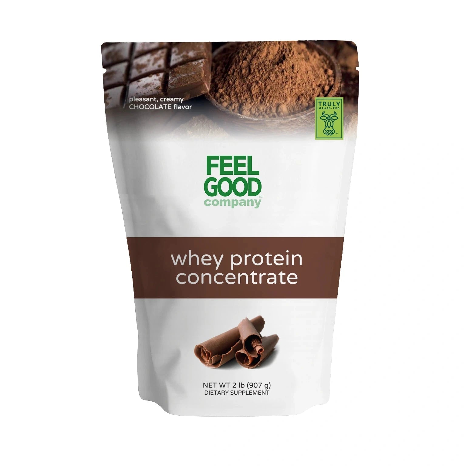 Whey Protein Concentrate - Chocolate (2 lbs) Protein FeelGood Superfoods®